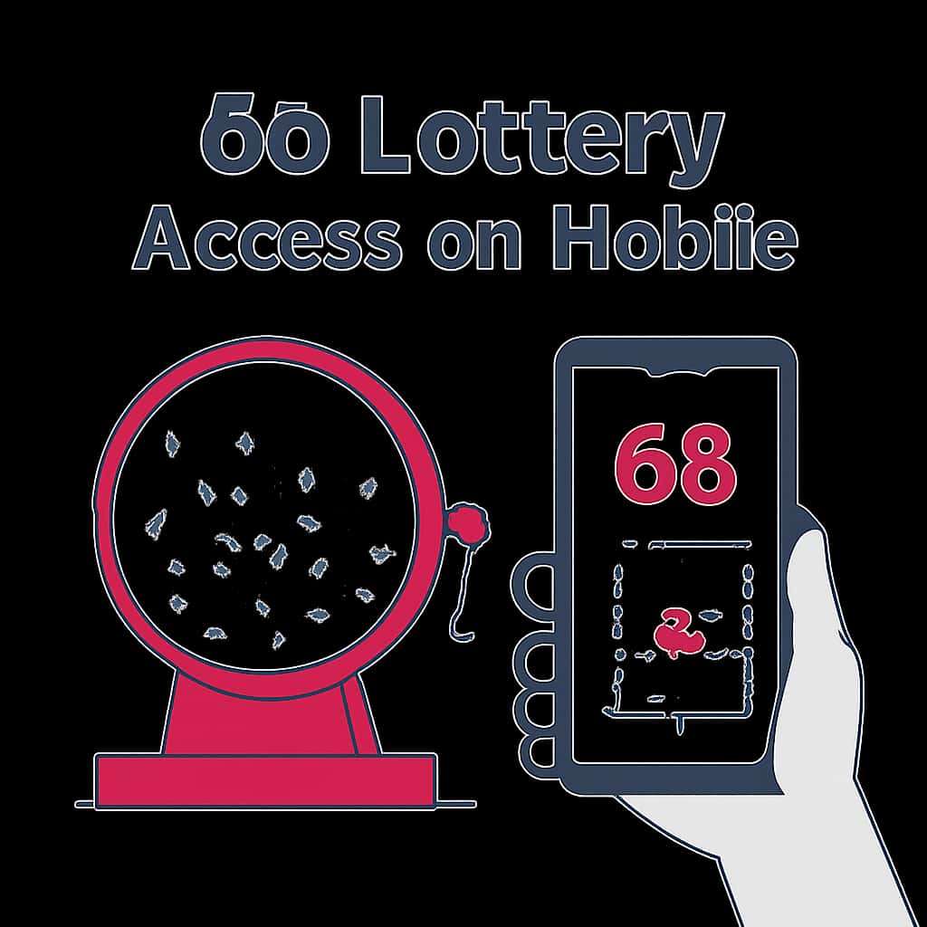 An educational illustration for 66 Lottery Access on Mobile.
