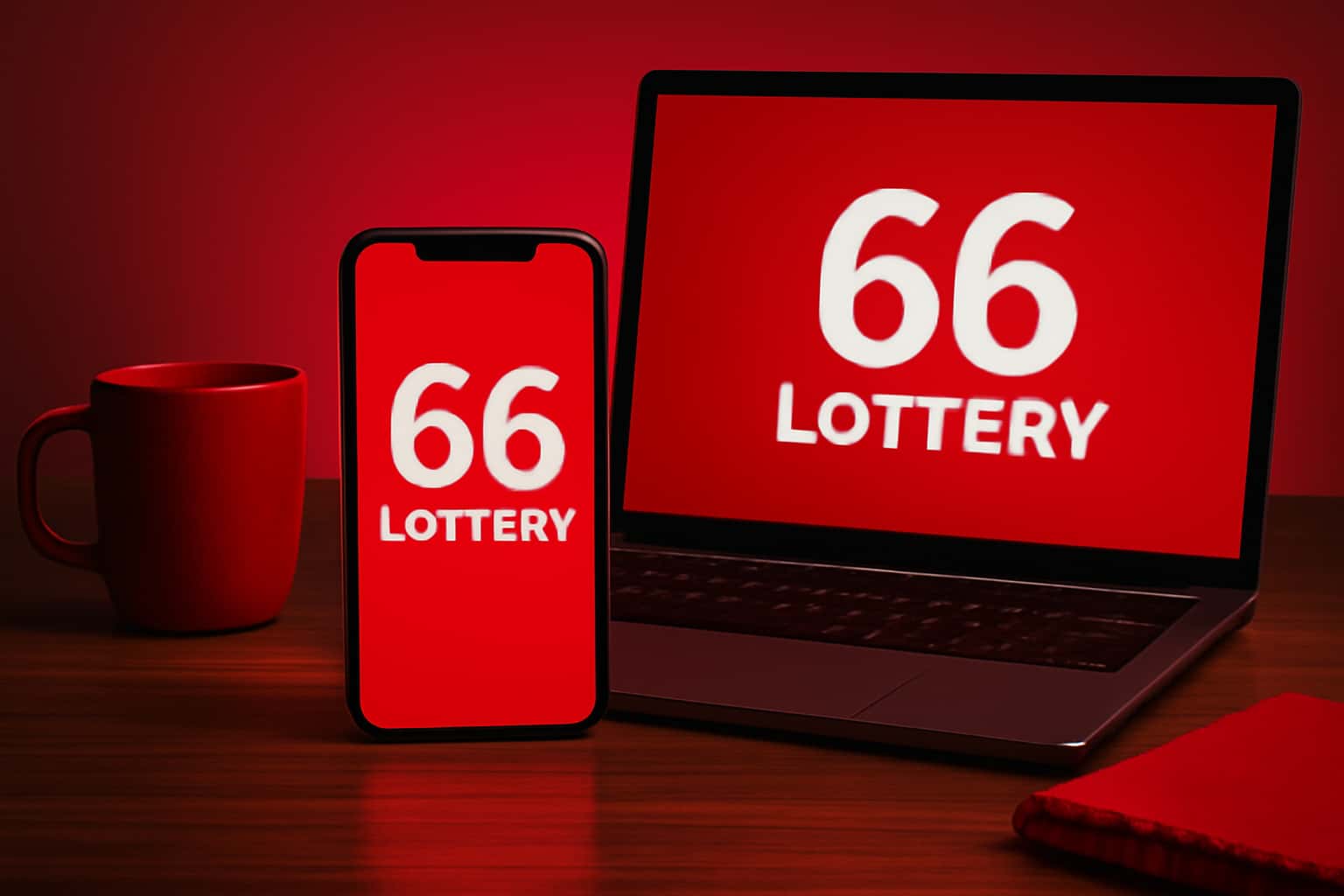 A neutral image depicting the 66 Lottery App Access interface.