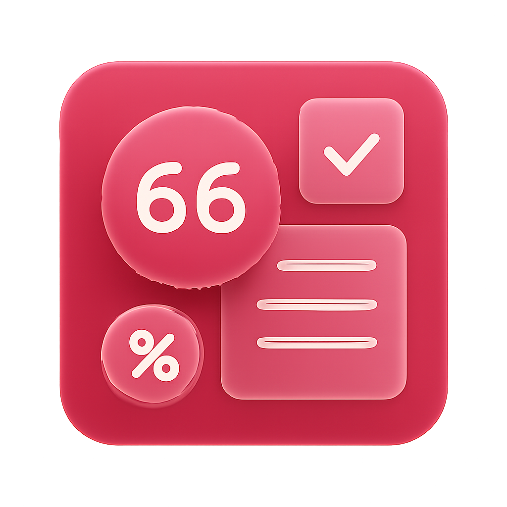 A badge representing troubleshooting help for 66 Lottery.