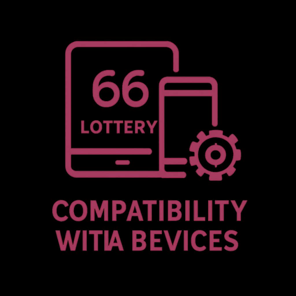 Icon representing 66 Lottery compatibility with devices.
