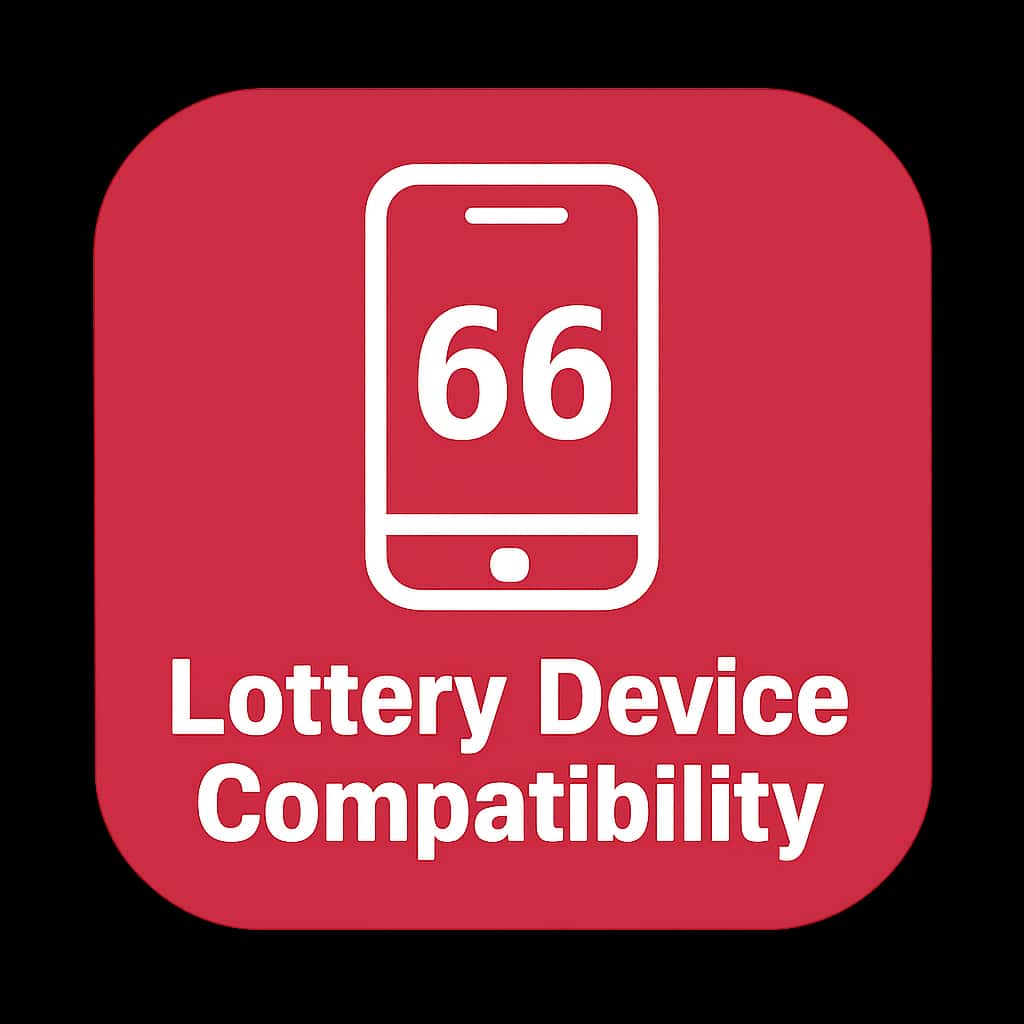 Icon representing 66 Lottery Device Compatibility.
