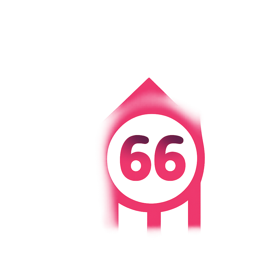 A badge representing 66 Lottery Notices.