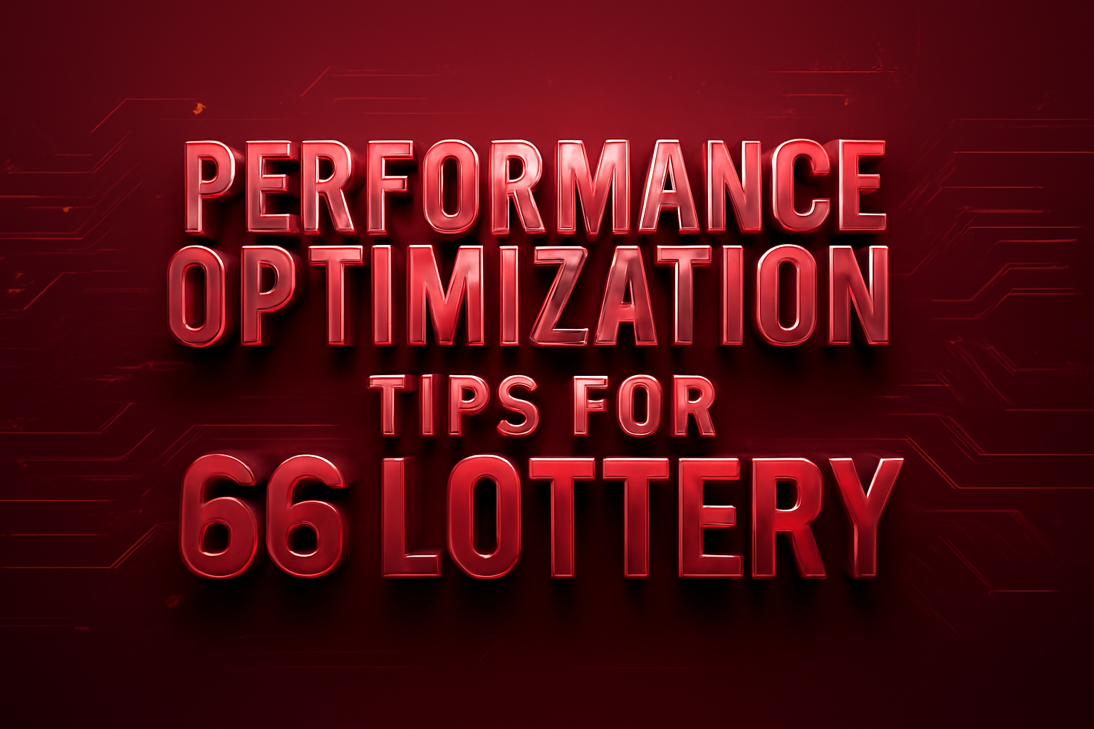 Informational image about Usage Tips for 66 Lottery.