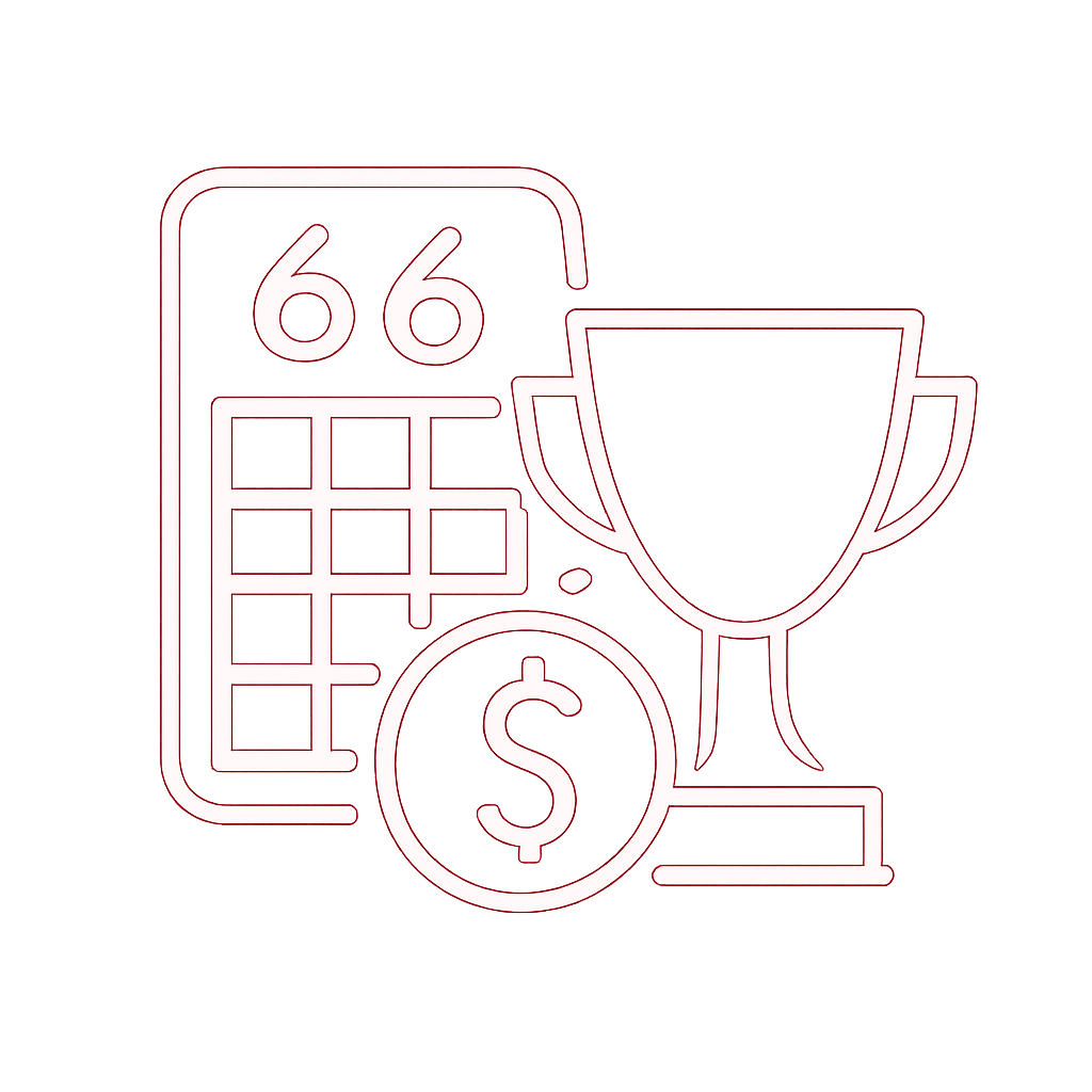 Icon representing 66 Lottery Device Compatibility.