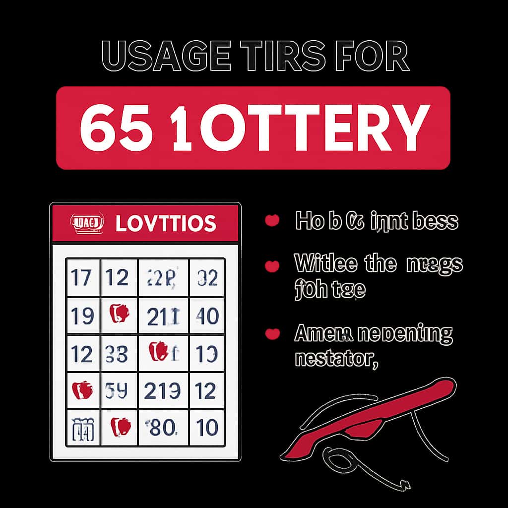 Illustration for Usage Tips for 66 Lottery.