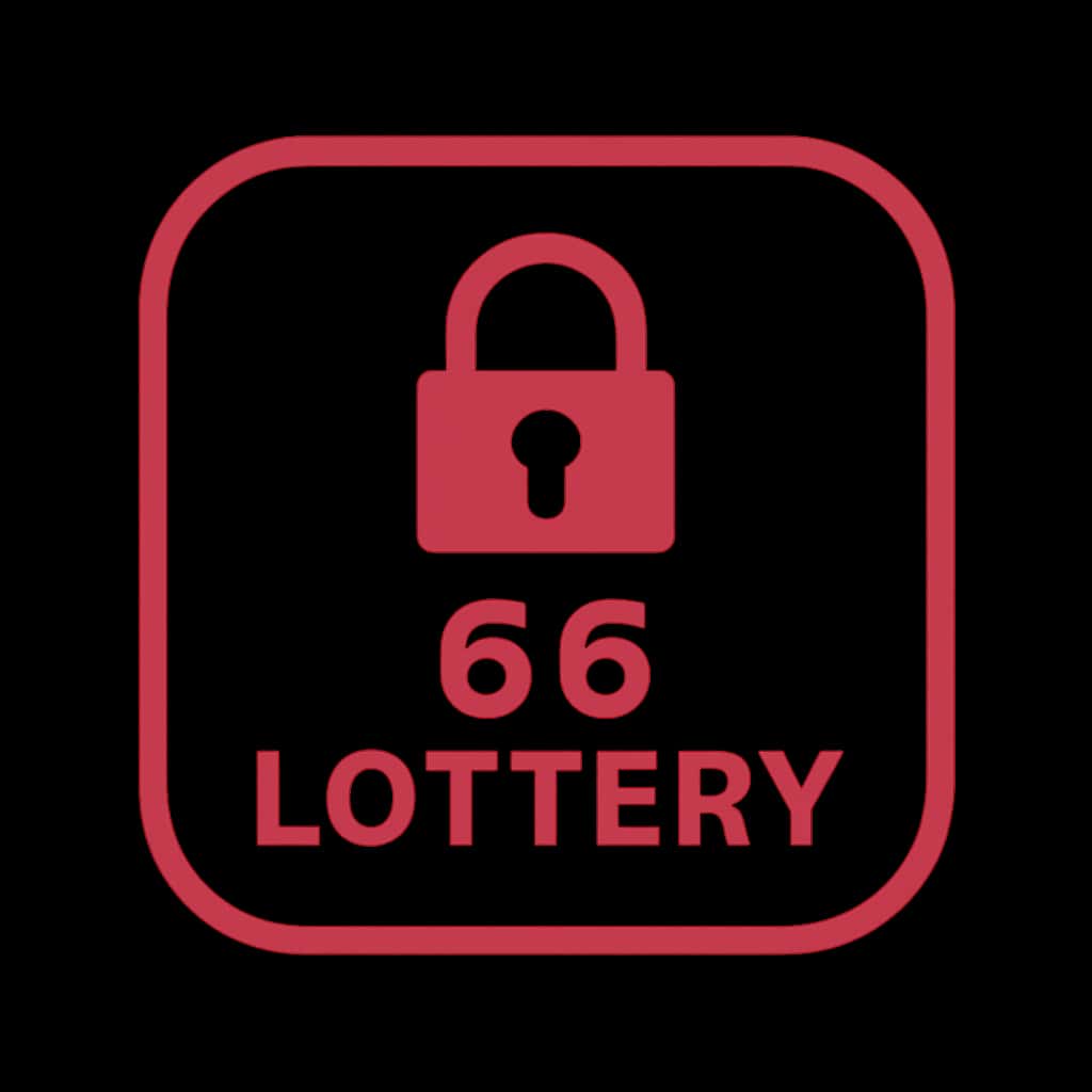 A professional badge illustrating guidance for securing a 66 Lottery account.